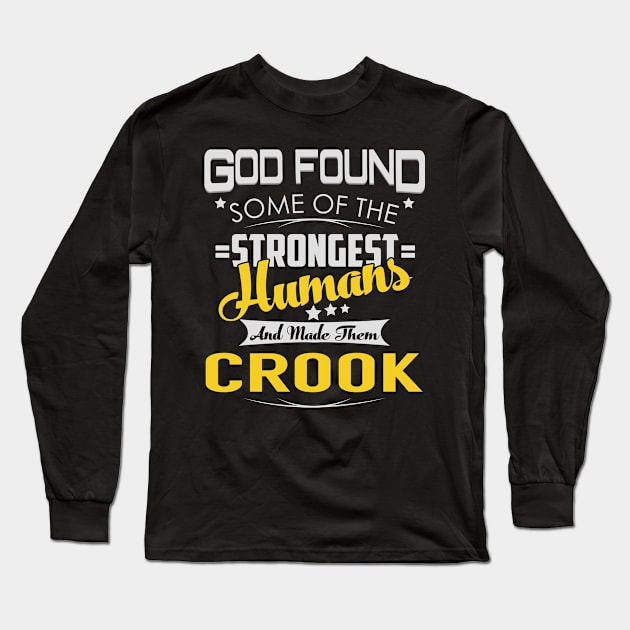 CROOK Long Sleeve T-Shirt by Lotusg